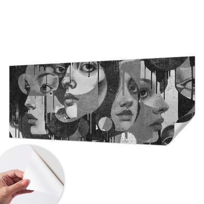 Moderná tapeta na stenu Ženské tváre