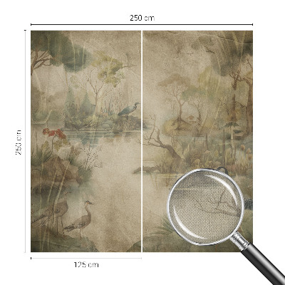 Fotografická tapeta samolepiaca Lesná scéna