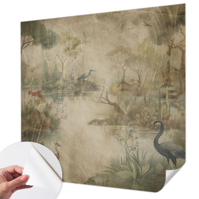 Fotografická tapeta samolepiaca Lesná scéna