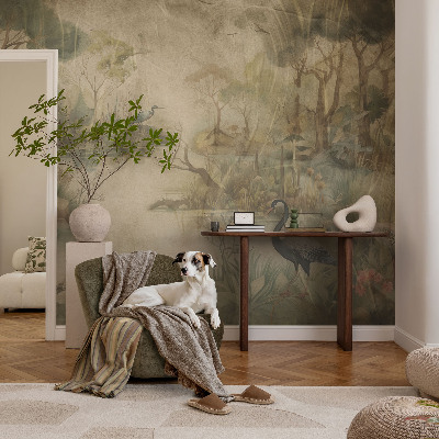 Fotografická tapeta samolepiaca Lesná scéna