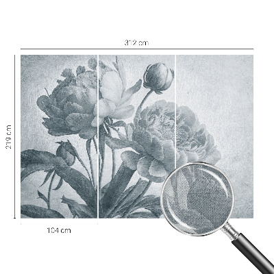 Samolepiaca fototapeta do spálne Kvetinová elegancia