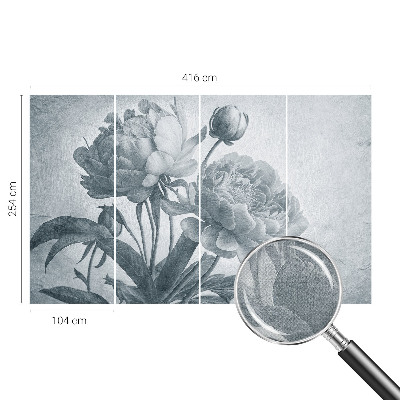 Samolepiaca fototapeta do spálne Kvetinová elegancia