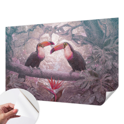 Samolepiaca fototapeta do detskej izby Exotický pár