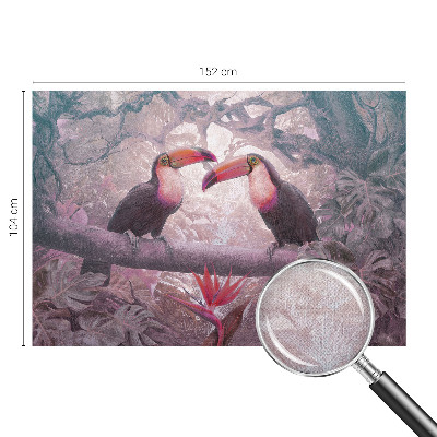 Samolepiaca fototapeta do detskej izby Exotický pár