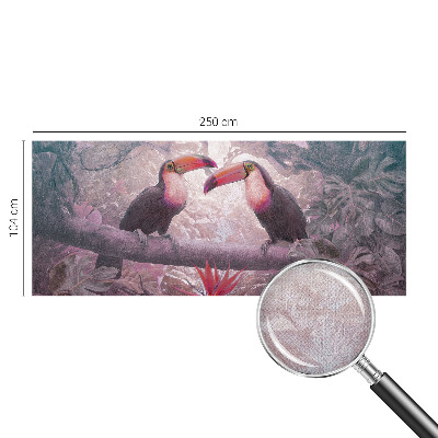 Samolepiaca fototapeta do detskej izby Exotický pár