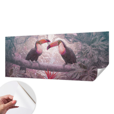 Samolepiaca fototapeta do detskej izby Exotický pár