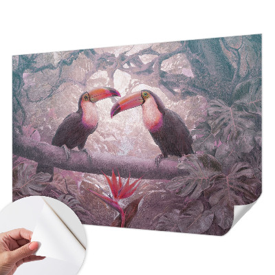 Samolepiaca fototapeta do detskej izby Exotický pár