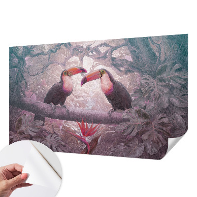 Samolepiaca fototapeta do detskej izby Exotický pár