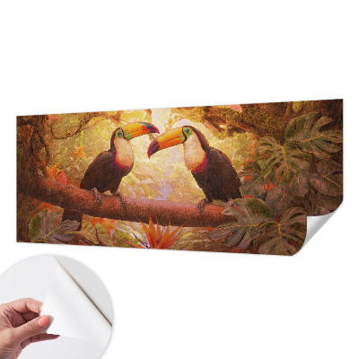 3D fototapeta Farebné tukany