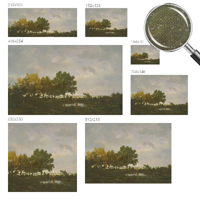 Detská tapeta Lesná krajina