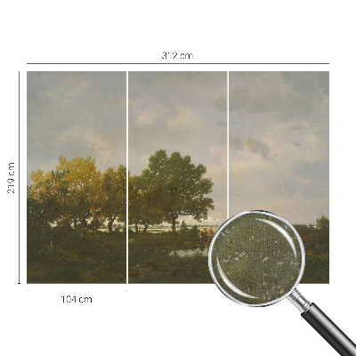 Detská tapeta Lesná krajina