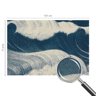 Tapeta do detskej izby Morské vlny