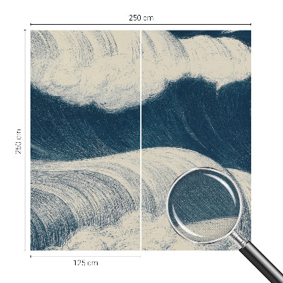 Tapeta do detskej izby Morské vlny