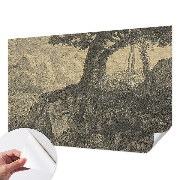 Moderná tapeta na stenu Čítanie postavy