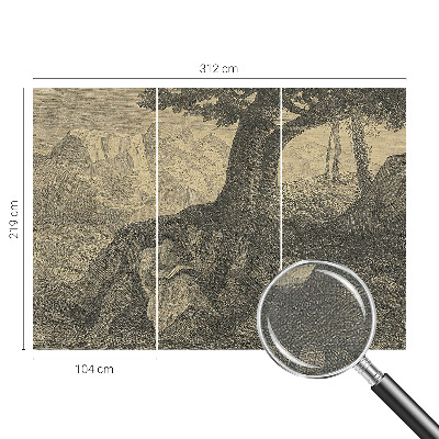 Moderná tapeta na stenu Čítanie postavy