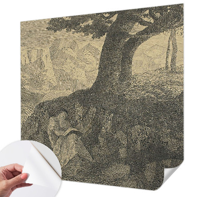 Moderná tapeta na stenu Čítanie postavy