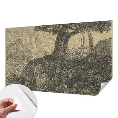 Moderná tapeta na stenu Čítanie postavy