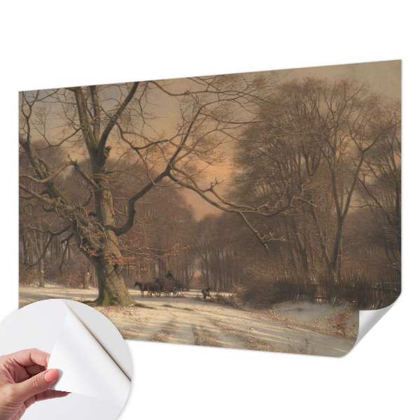 3D tapeta Zimná krajina