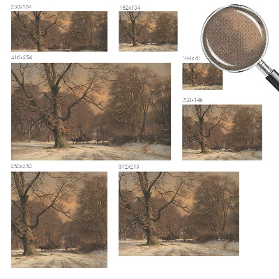 3D tapeta Zimná krajina