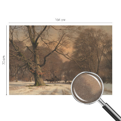 3D tapeta Zimná krajina