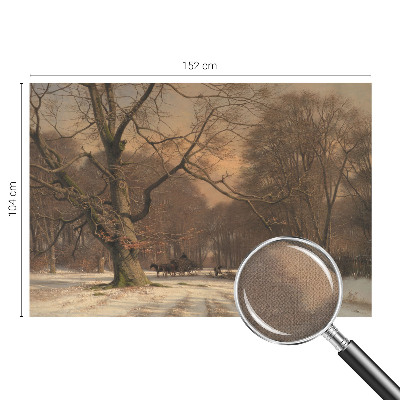 3D tapeta Zimná krajina