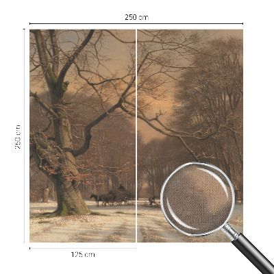 3D tapeta Zimná krajina