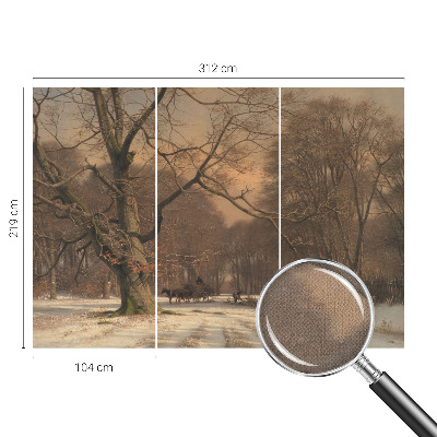 3D tapeta Zimná krajina