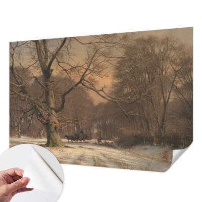 3D tapeta Zimná krajina