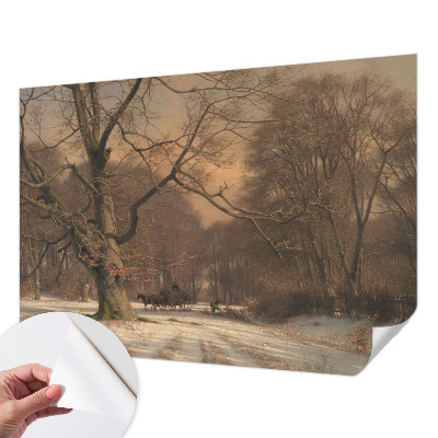 3D tapeta Zimná krajina