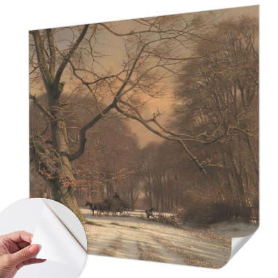 3D tapeta Zimná krajina