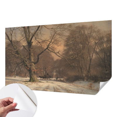 3D tapeta Zimná krajina