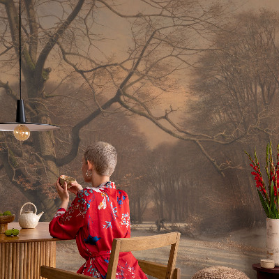 3D tapeta Zimná krajina