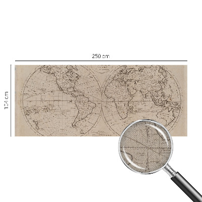 3D tapeta na stenu Stará mapa