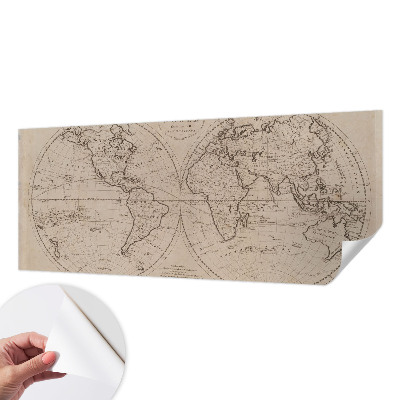 3D tapeta na stenu Stará mapa