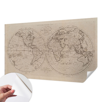 3D tapeta na stenu Stará mapa