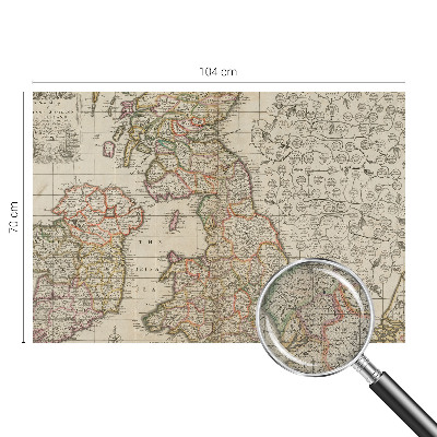 Detská fototapeta Starožitná mapa