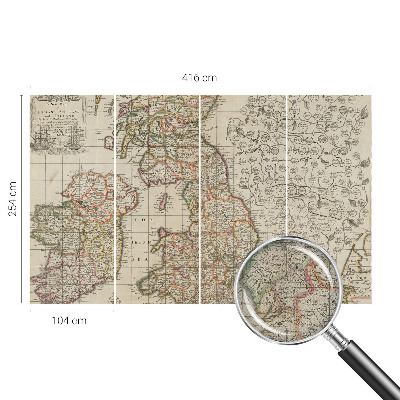 Detská fototapeta Starožitná mapa