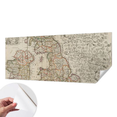 Detská fototapeta Starožitná mapa