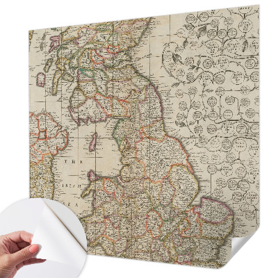 Detská fototapeta Starožitná mapa