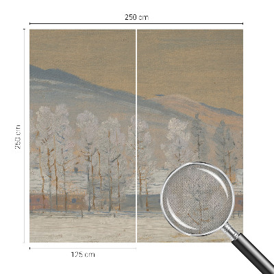 Fotografická tapeta do detskej izby Zimná scenéria