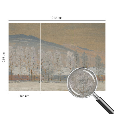 Fotografická tapeta do detskej izby Zimná scenéria