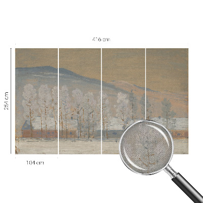 Fotografická tapeta do detskej izby Zimná scenéria