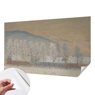 Fotografická tapeta do detskej izby Zimná scenéria