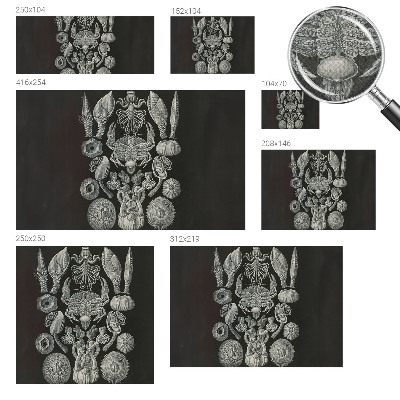 Moderná tapeta na stenu Podvodné formy