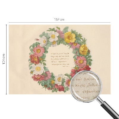 Fotografická tapeta samolepiaca Kvetinový veniec