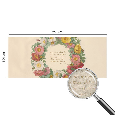 Fotografická tapeta samolepiaca Kvetinový veniec