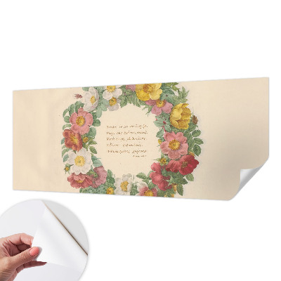 Fotografická tapeta samolepiaca Kvetinový veniec