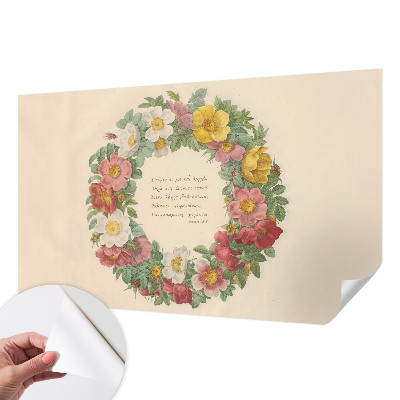 Fotografická tapeta samolepiaca Kvetinový veniec