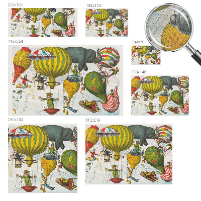 3D fototapeta Cesta balónom