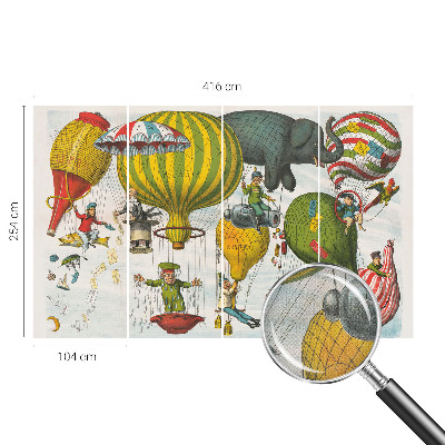 3D fototapeta Cesta balónom